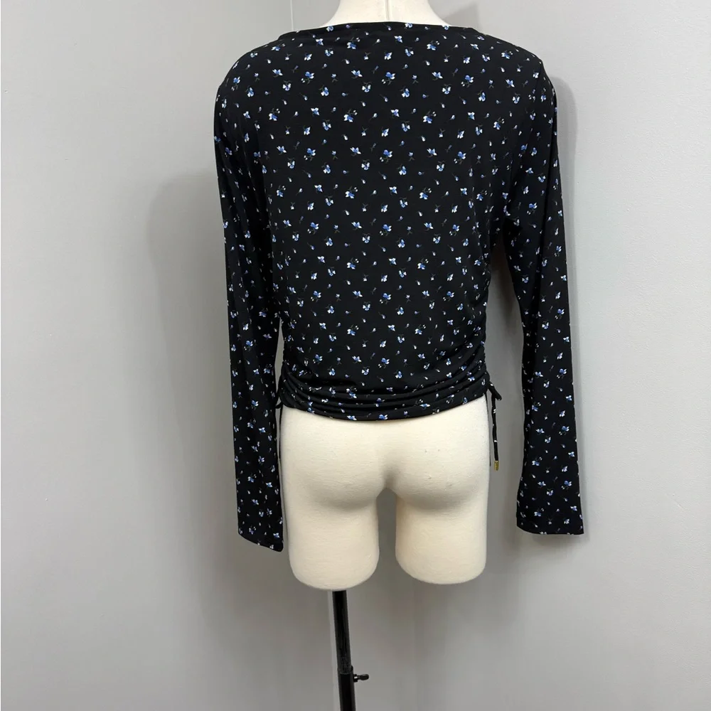 Michael Kors Black Floral Top‎